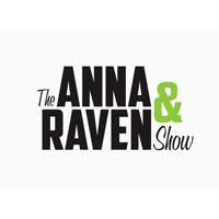 Anna and Raven Show logo, featured guest Anne Nordhaus-Bike