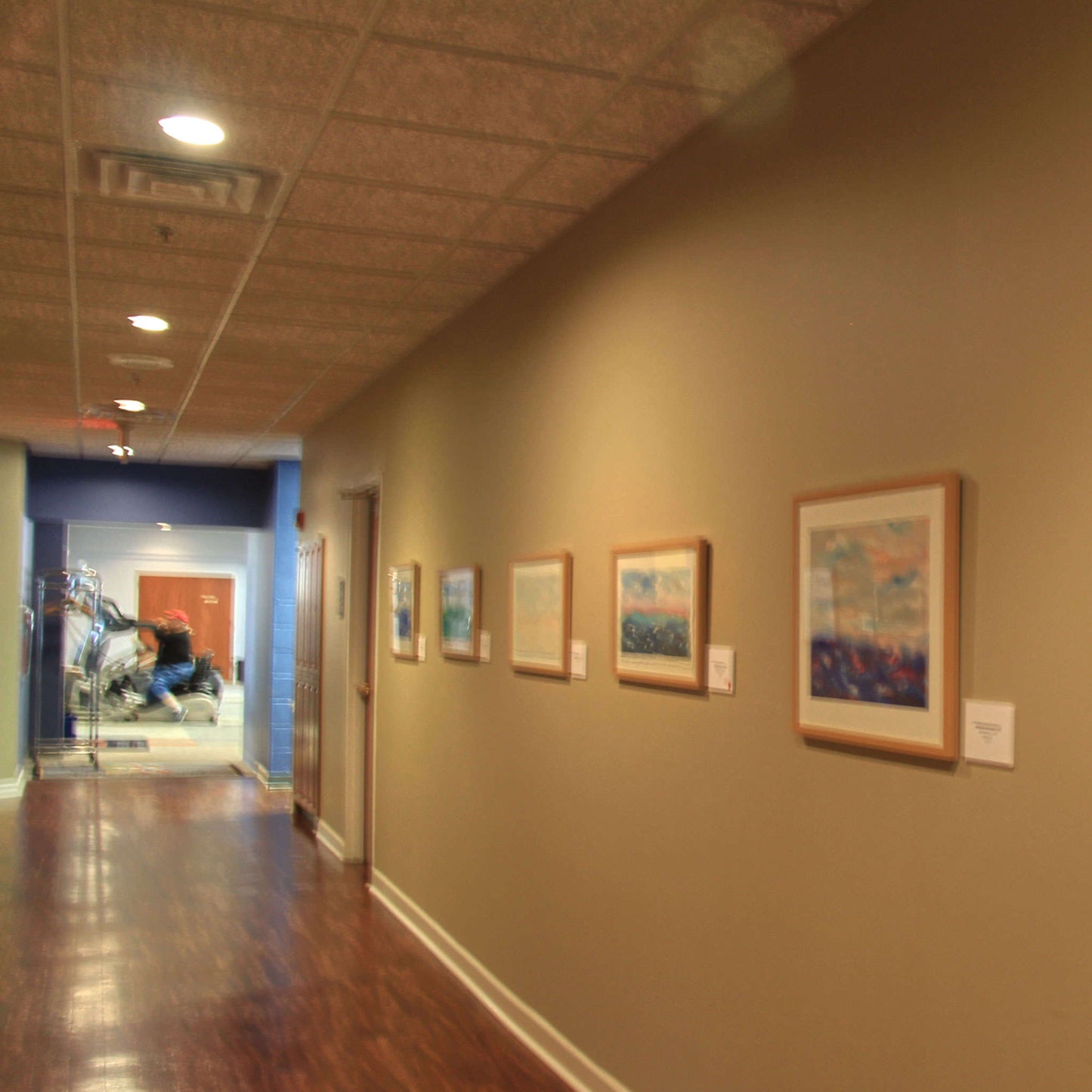 Colorful Horizons watercolor solo art exhibition, installation view 2