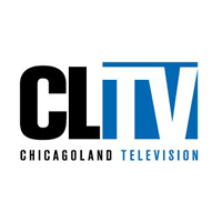 CLTV television station logo-extended feature on Anne Nordhaus-Bike's Presidents watercolors