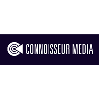 Connoisseur Media logo, featured radio guest Anne Nordhaus-Bike