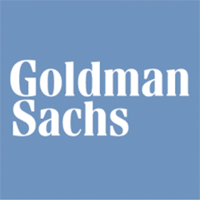 Goldman Sachs logo, firm sponsors Anne Nordhaus-Bike art and presentation